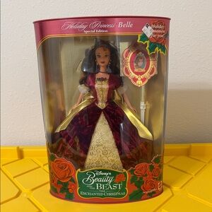 Disney Belle Beauty and the Beast The Enchanted Christmas 1997 Barbie